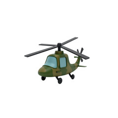 3D military helicopter 