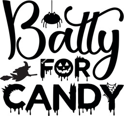 Batty for candy SVG