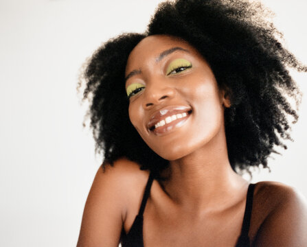 Happy portrait colour eyeshadow