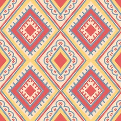 pattern batik flower damask ethnic boho ikat texture tribal geometric background