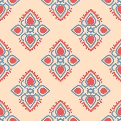 pattern batik flower damask ethnic boho ikat texture tribal geometric background