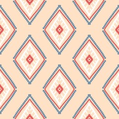 pattern batik flower damask ethnic boho ikat texture tribal geometric background