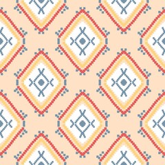 pattern batik flower damask ethnic boho ikat texture tribal geometric background