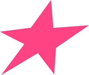 Angled Five Point Star With Skewed Form