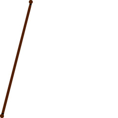 Soft Waving Minimalist White Flag