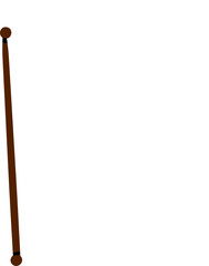 Flat Folded Edge White Flag Icon