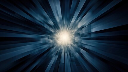 Fototapeta premium Abstract Light Burst with Dynamic Lines and Radiant Center Effect