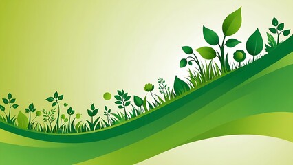 Eco style background