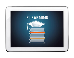 E-learning on tablet