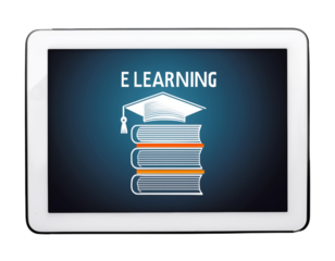 E-learning on tablet
