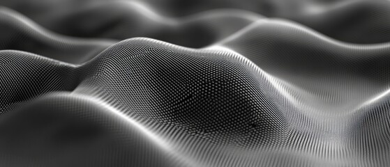 Abstract grayscale wave pattern (1)