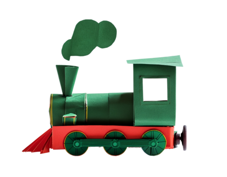 Paper train chugging along