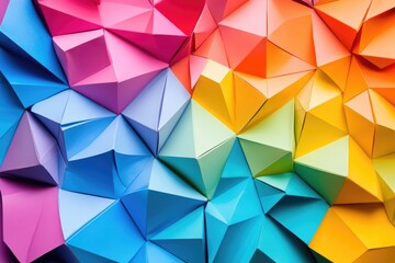 Obraz premium Abstract colorful geometric pattern