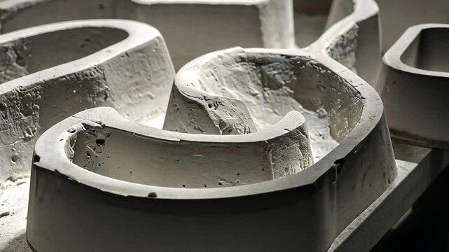Abstract Concrete Mold Design