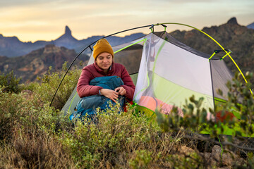 Adventure of solo female camper