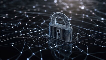 Digital padlock on a network