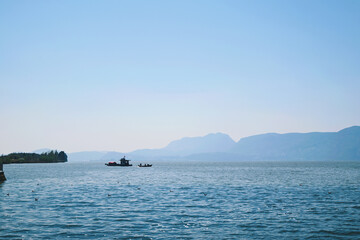 fishing boat in the sea
