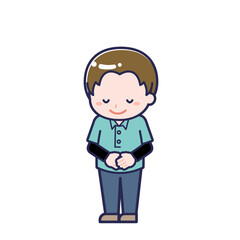 児童支援員／ななめ／男性 08