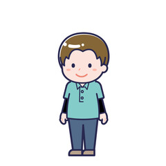 児童支援員／ななめ／男性 09