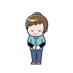 児童支援員／ななめ／女性 08