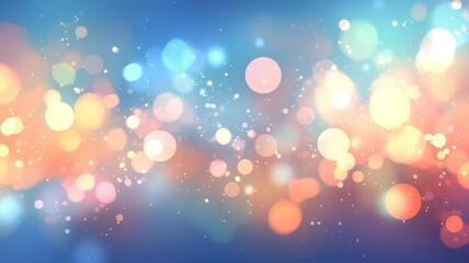 抽象的でノスタルジックな光のぼけ