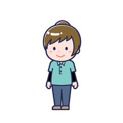 児童支援員／ななめ／女性 09