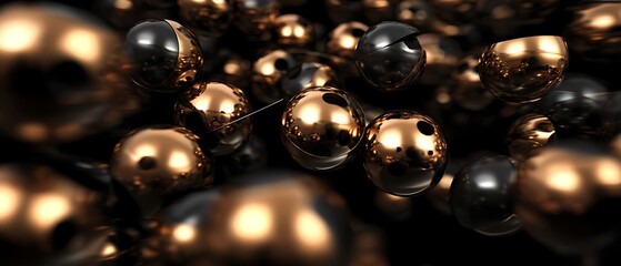 Abstract sphere cluster