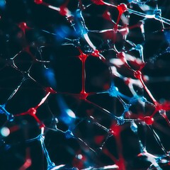 Abstract network of vibrant colors (1)