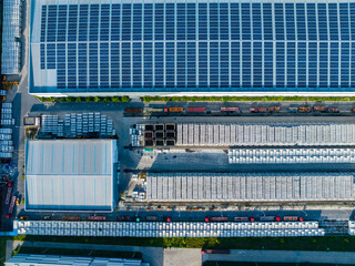  Symmetrical Factory Buildings