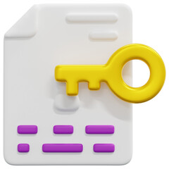 3D Document Icon