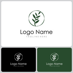 vector logo icon nature olive. logo templates