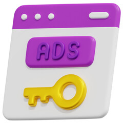 3D Ads Icon