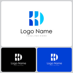 vector logo icon BD. logo templates