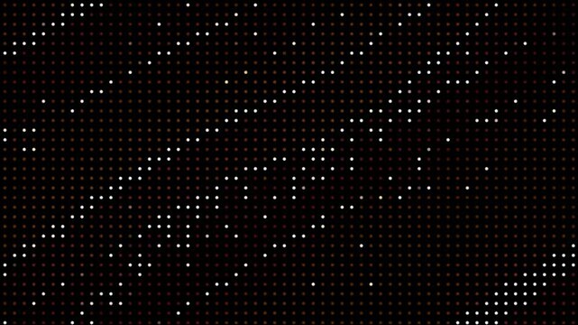 Seamless abstract technology halftone dotted overlay background animation