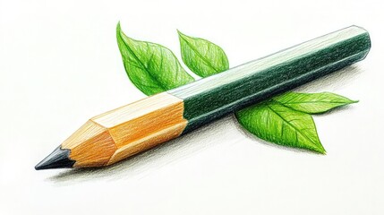 Pencil Clipart Symbolizing Learning and Creativity Representing Education Artistic Expression and Thoughtful Design for School Materials Art Campaigns and Educational Resources