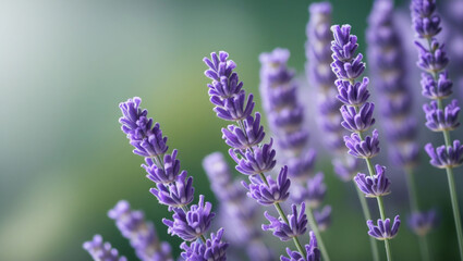 Fototapeta premium Lavender flower lavender field purple flowers floral aroma aromatherapy garden nature summer blossom bloom