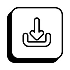Download Icon in Line Style