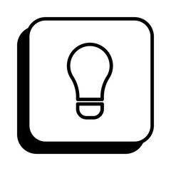 Lights off Icon in Line Style