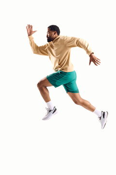 Runner in the studio