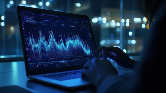 Person working on laptop at night (2)