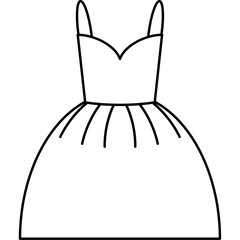 Flat Fashion Vector with Dress