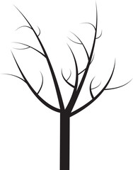 tree silhouette vector