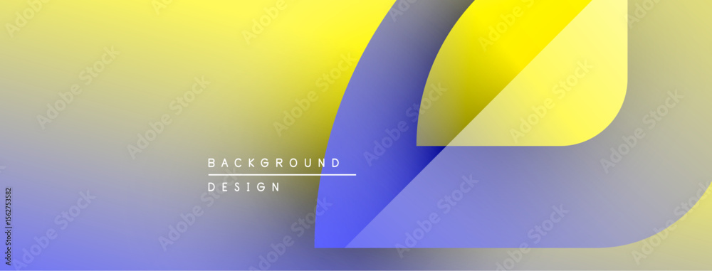Poster Abstract gradient background. Yellow, purple hues blend smoothly. Minimalist design features text background design. Modern aesthetic.