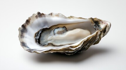 Fresh oyster shell, open
