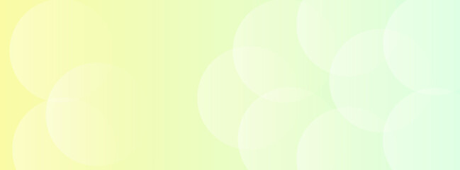 Banner background, colorful, green and yellow gradation, circles abstract . eps, modern trendy design, web