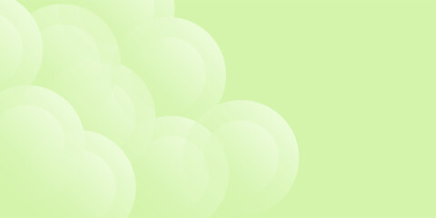 Abstract light green background with layered circles. eps10