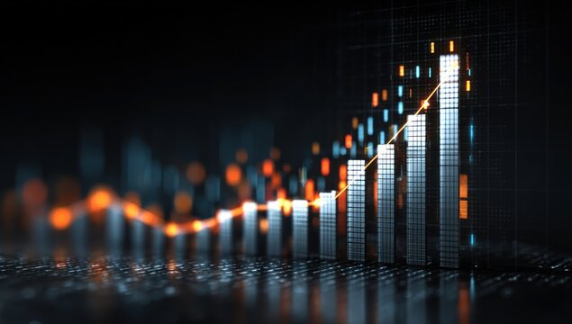Abstract graph visualization of growth