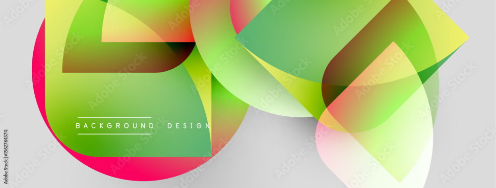 Poster Abstract dynamic lines, vibrant colors blend. Modern design elements create fluid shapes, smooth gradients. Background suggests energy, movement.
