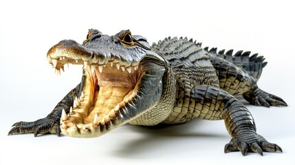Obraz premium Croc with open mouth