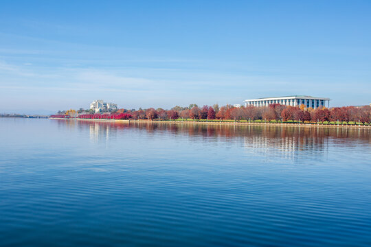 Lake Burley Griffin Canberra. Australian Capital Territory. Australia.